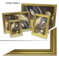 Рамка пластик А5 15*21(2704-004)золото(40)