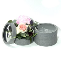 !!АКЦИЯ!Набор коробок подар из 2шт картон с окном, cm T0303-2(24)