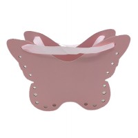 !!АКЦИЯ!Коробка подар картон Бабочка розов24*18*10cm 9833(36)
