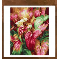 Живопись по номерам  40*50 см  GX24618"Ирисы" Возврату и обмену не подлежит.
