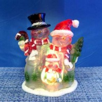 Фигурка декор пластик СНЕГОВИК 15cm без подсветки Фигурка декор пластик СНЕГОВИК 15cm без подсветки