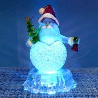 Фигурка декор пластик СНЕГОВИК 15cm со светодиод(120)C6000XRM Фигурка декор пластик СНЕГОВИК 15cm со светодиод(120)C6000XRM