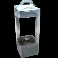 Коробка подарочная 18,5х11х11 см / пластик  10793-4
