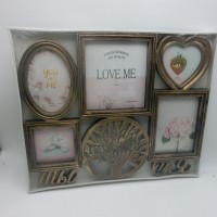 Ф/рамка КОМБИ  XF-52G   ТЫ и Я    бронза   на 5фото 10*15 пластик