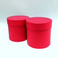 Коробка  круглая Д10/В10 см  Красная  102