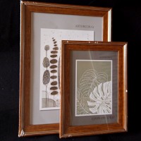 Рамка пластик А6 10*15  8107коричн.