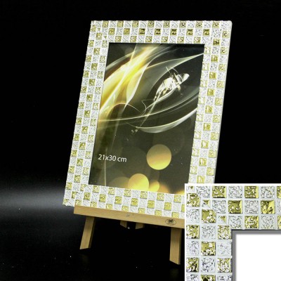 Рамка пластик А3 30*40(4710-012)белый КЛЕТКА 47мм