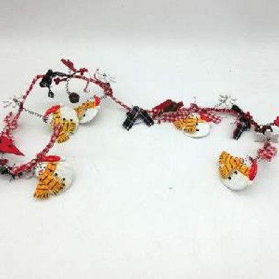 Гирлянда декор NYполист СНЕГОВИК (1/192)88см