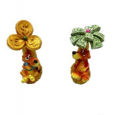 Фигурка   Собака под пальмой   10см  17163 (1/4)