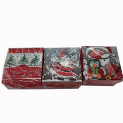 Набор коробок подар из 3-ох шт картон NY, 13*13*9cm H2-23854S(96)
