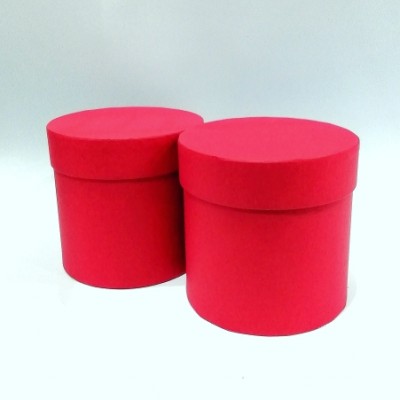 Коробка  круглая Д10/В10 см  Красная  102